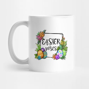 Easter Vibes Eggs Frame - Easter Day Mug